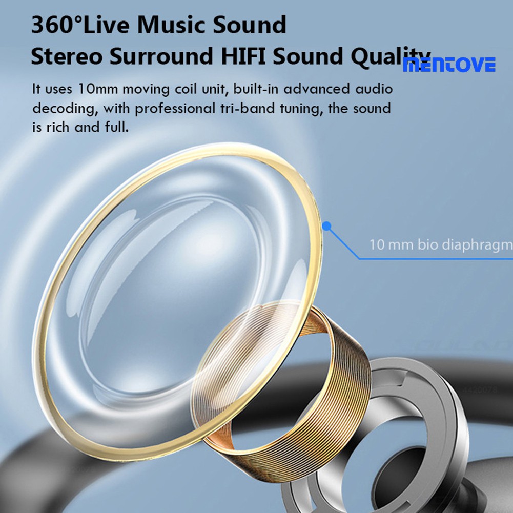 Bộ Tai Nghe Không Dây Bluetooth 5.0 Hiển Thị Kỹ Thuật Số Kèm Phụ Kiện Md03 Tws
