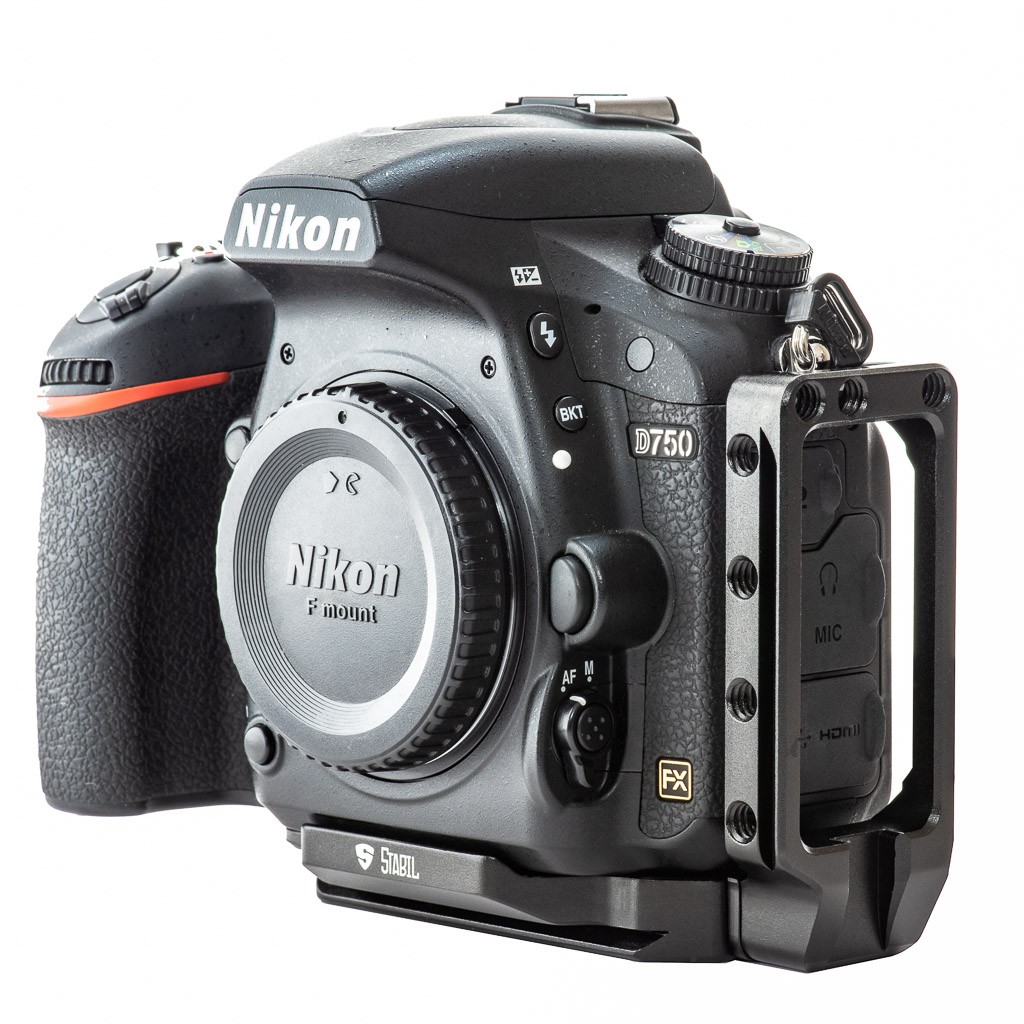 2019 Stabil LD750: Đế L PLATES (BRACKET) giữ máy ảnh NIKON D750