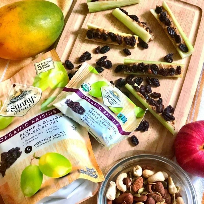 Nho sấy/ Mận Sấy/ Mơ sấy hữu cơ Sunny Fruit