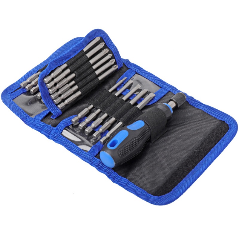 Bộ Tuốc Nơ Vít Thép Cr-V Đầu Phẳng / Chữ Thập / Hex / Torx Bit