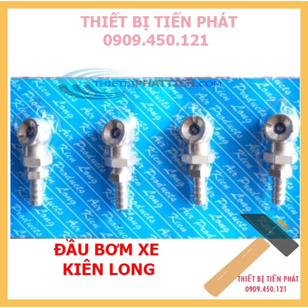 &lt;[Sỉ 24.500Đ]&gt; Đầu Bơm Xe Máy KIÊN LONG Giá Tốt Loại Gài Ống Cố Định (Chính Hãng)