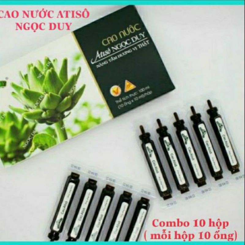 10 hộp cao atiso Ngọc Duy đặc sản Đả Lạt