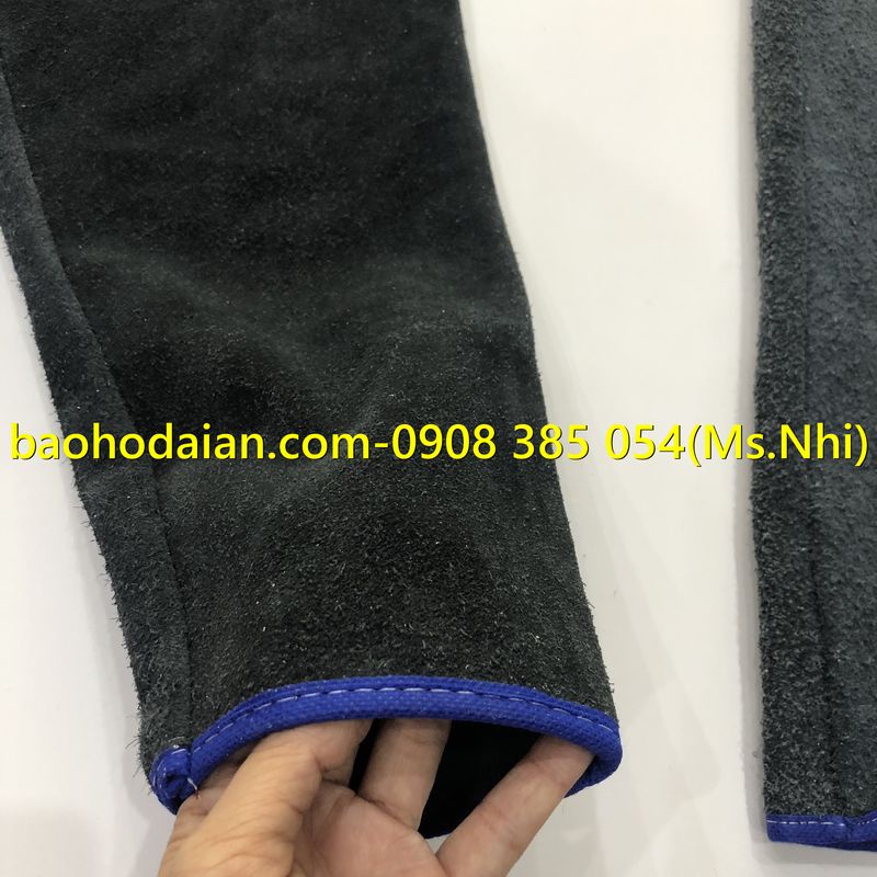 Cặp ống tay vải da bảo vệ tay khi hàn, chống tia lửa, chịu nóng và cách nhiệt