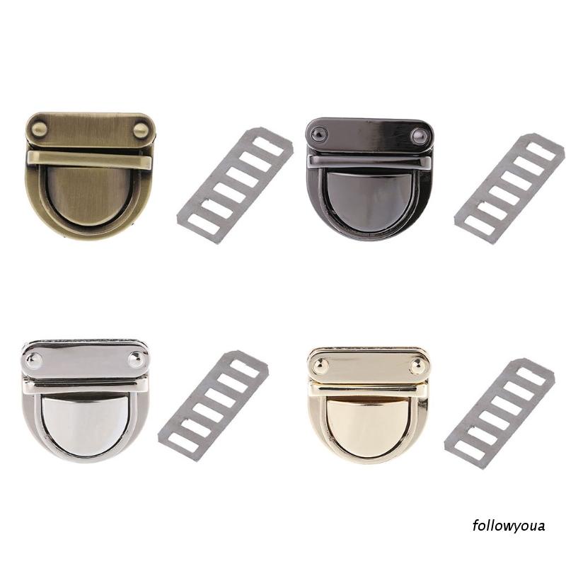 Khóa Kim Loại Dạng Xoay Cho Túi Xách Diy