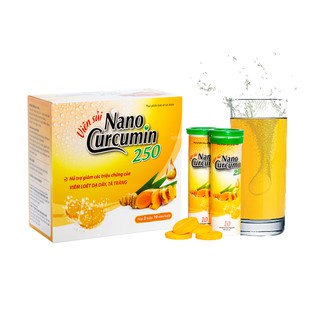 Dạ Dày viên sủi nano curcumin- Hỗ trợ điều trị Đau Dạ Dày, Trào Ngược, Viêm Loét