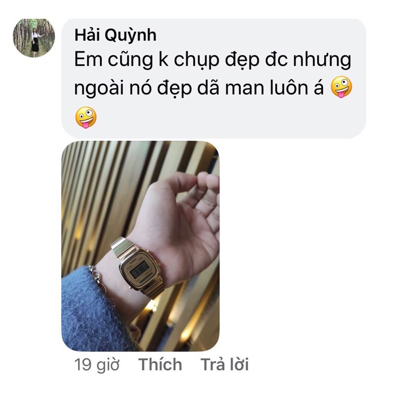 [ Hàng Auth - Ảnh Thật ] Đồng hồ điện tử màu vàng kim dành cho nữ siêu đẹp | BigBuy360 - bigbuy360.vn