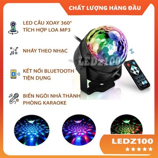 [ĐÈN KARAOKE] ĐÈN LED CẦU NHÁY CẢM BIẾN THEO NHẠC - KẾT NỐI BLUETOOTH