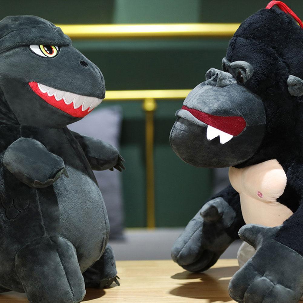 King of Monsters Plush Toy Godzilla Vs. King Kong Doll Gorilla Little Monster