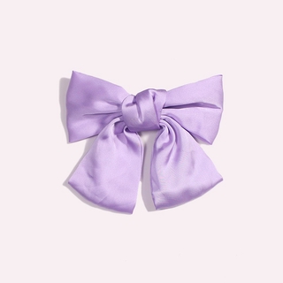 Kẹp Tóc Nơ Lụa Satin Phong Cách Hàn Quốc Dành Cho Nữ