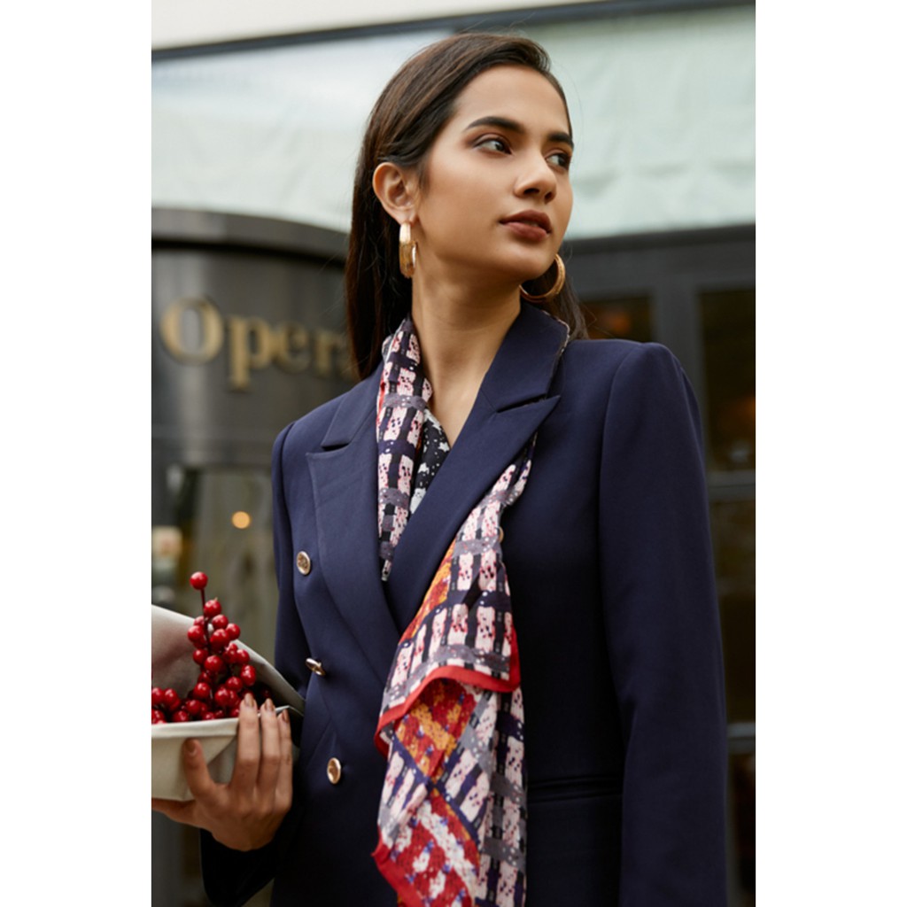 [NHẬP WABRTL5 GIẢM 10% TỐI ĐA 50K ĐH 250K ]Áo Vest nữ cổ 2 ve nhọn IVY moda MS 67M6118