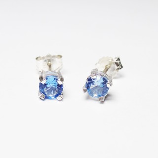 Bông tai bạc Ý Nụ Xinh Xinh Sky Blue KEELY VALDA