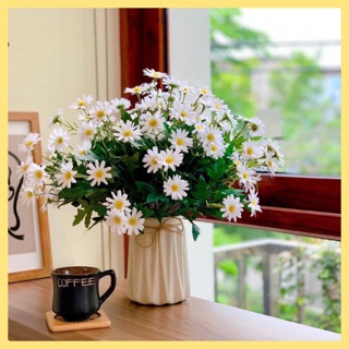 Lọ Hoa Bình Bông Trang Trí Cúc Hoạ Mi