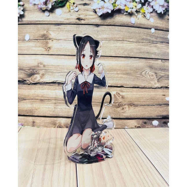 Standee để bàn Kaguya Sama-love ls war size to mica trong/tượng mô hình anime Kaguya Sama