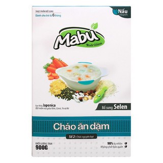 [Hà Nội] Cháo ăn dặm Mabu nguyên hạt 900g (Cháo số 2)