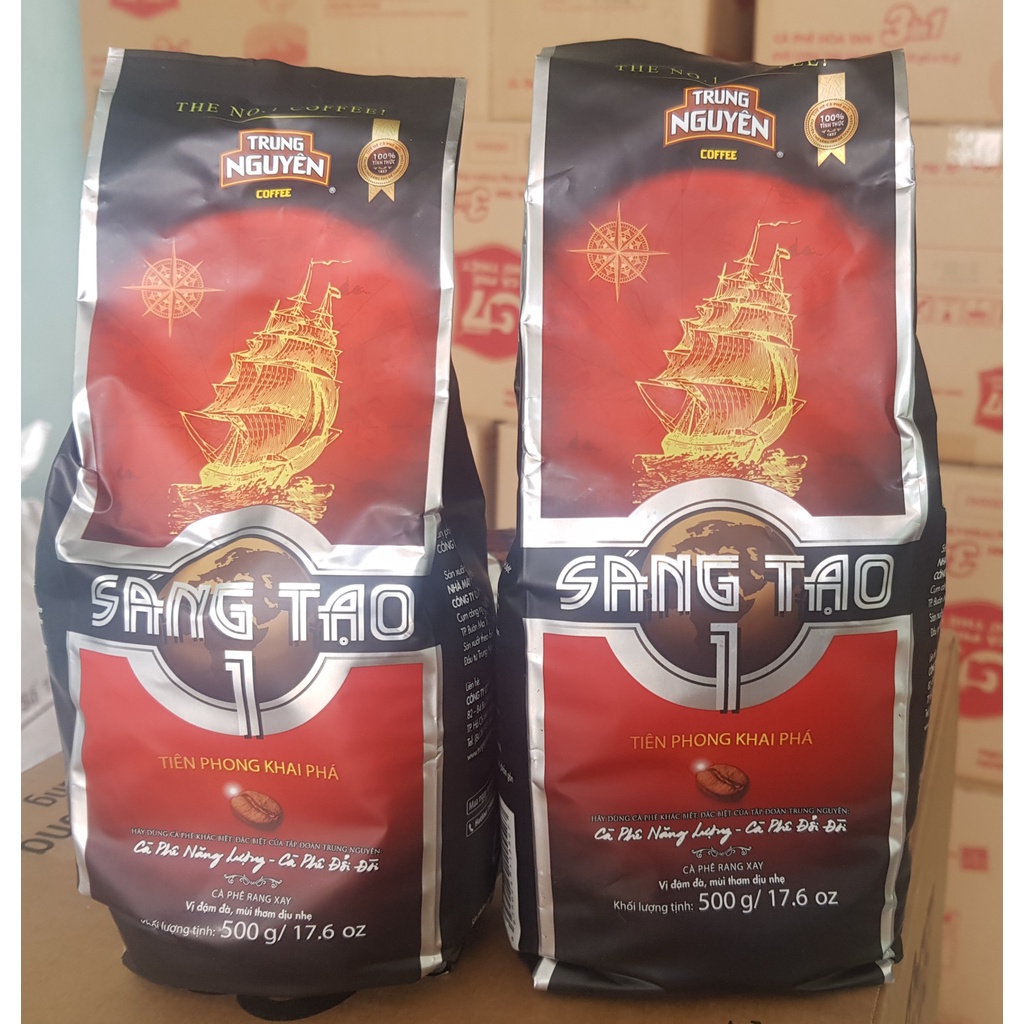 Cà phê rang xay Trung Nguyên Sáng tạo 1 - Gói 500gr