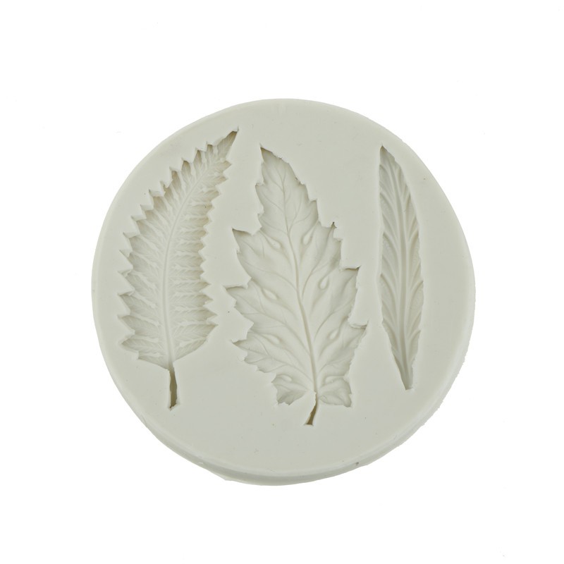 Khuôn Silicone Làm Bánh Hình Lá Cây Xinh Xắn