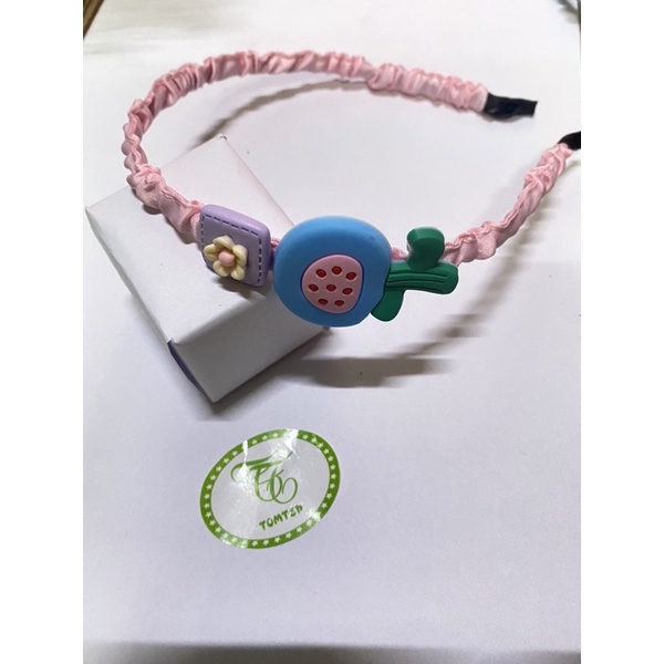 Cài Tóc Vải Nhúng Icon Hoa Nhiều Màu Sắc Dễ Thương