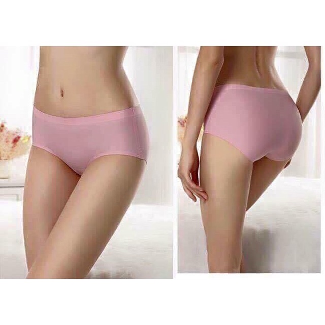 Hộp 5 Quần Lót Nữ Đúc Su Không Viền Chất Liệu Thun Lạnh Thoáng Mát