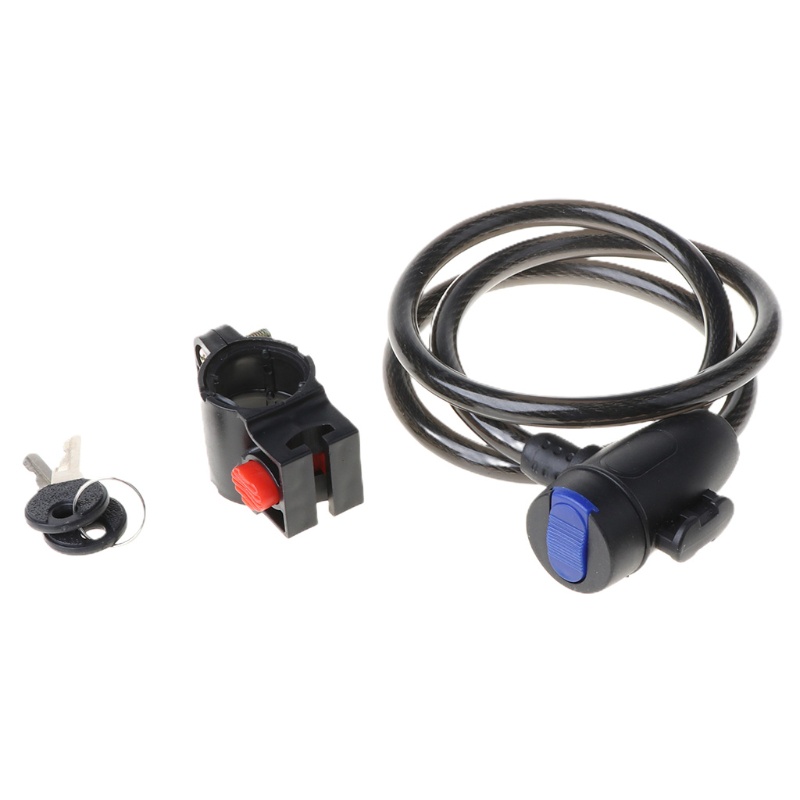 Khóa Dây Cáp Xe Đạp Bằng Thép Siêu Chắc Chắn Chống Trộm Tiện Dụng