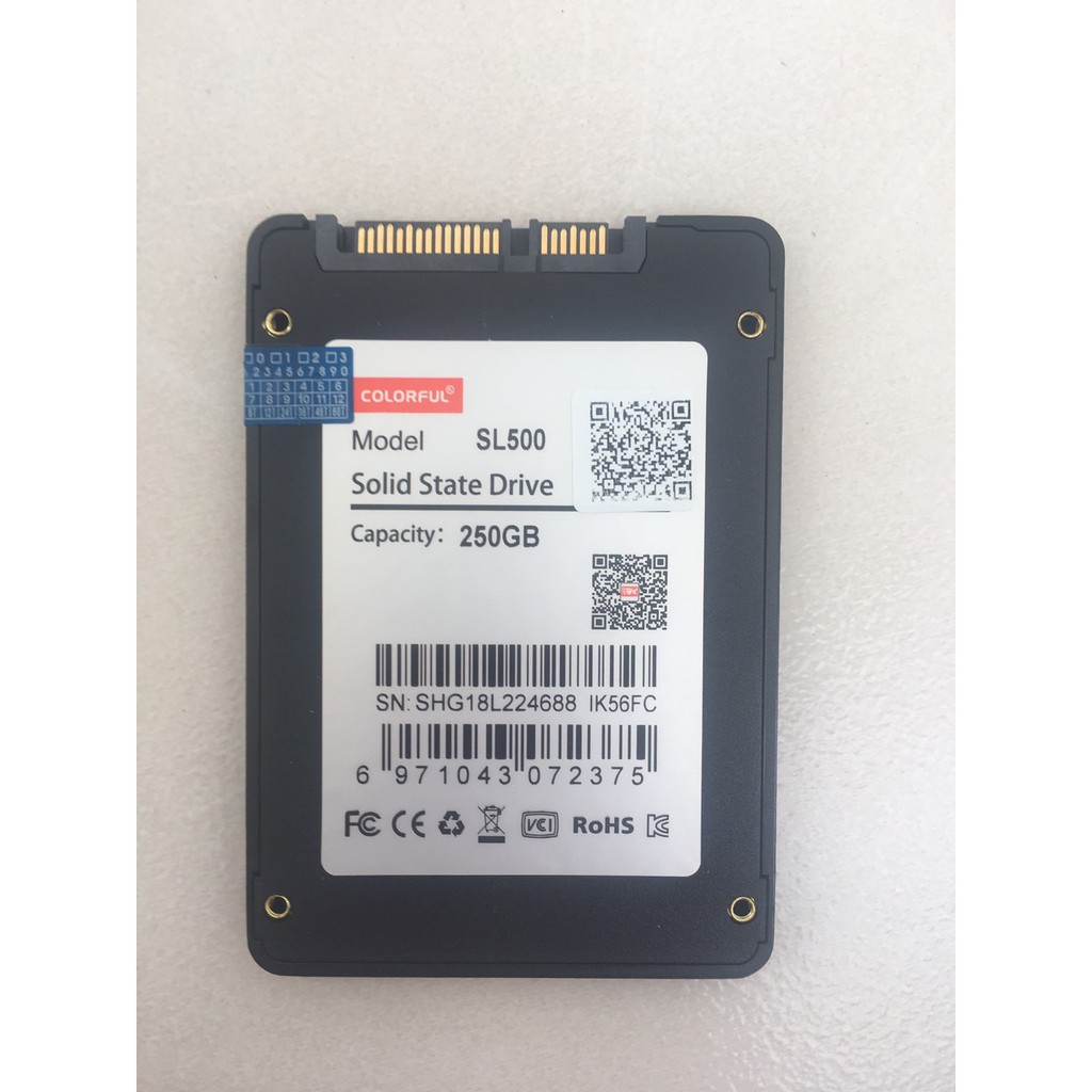 [Mã ELMS05 giảm 5% đơn 300k]SSD 250gb Colorful SL500 tốc độ 540/490Mbs - NWH phân phối | BigBuy360 - bigbuy360.vn