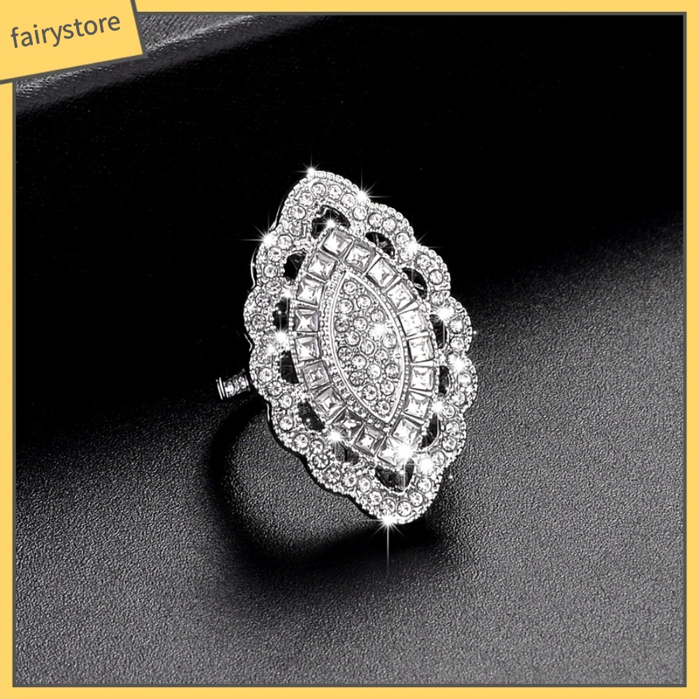 Nhẫn ĐíNh Đá Pha Lê Sang TrọNg Cho Nữ