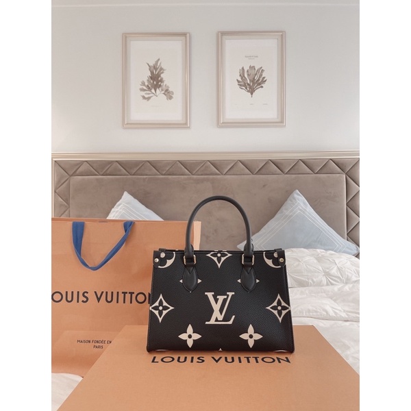 TÚI LV ONTHEGO 28CM MÀU ĐEN