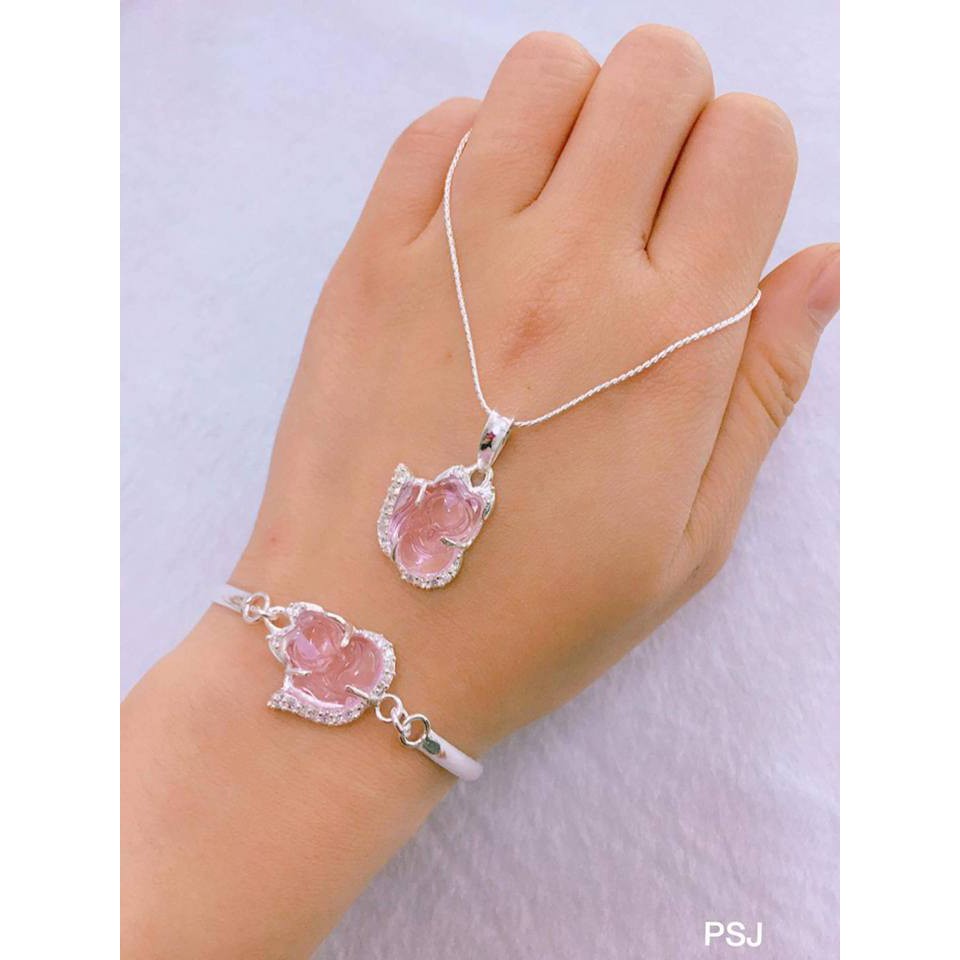 Bộ hồ ly viền bạc mệnh Thổ