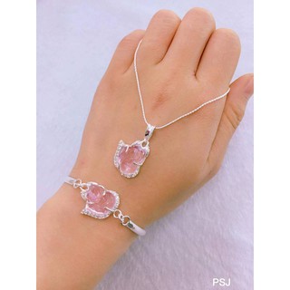 Bộ hồ ly viền bạc mệnh Thổ