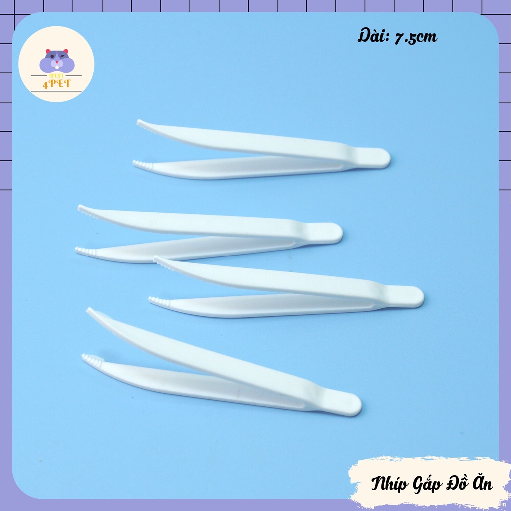Nhíp kẹp gắp đồ ăn cho hamster, sóc, bọ, nhím