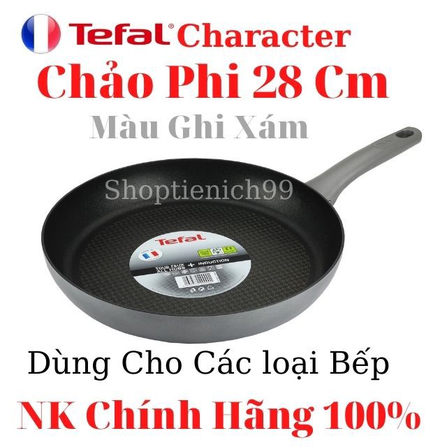 Chảo Từ, Chảo Rán Chống Dính Tefal Charater Công Nghệ Thermo-Spot Độ Bền Vượt Trội Nhập Khẩu Siêu Bền Giá Rẻ Tại Hà Nội.