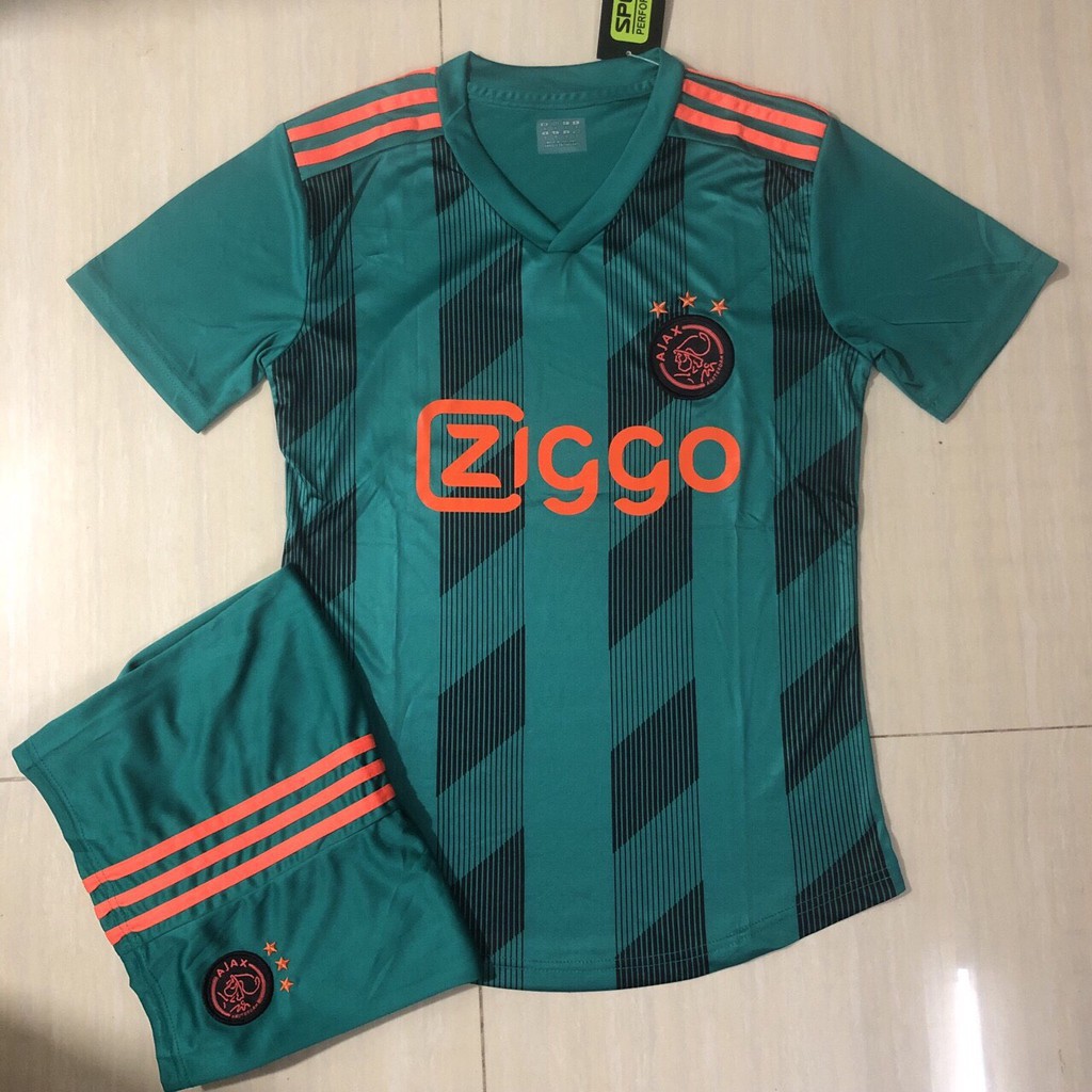 [RẺ VÔ ĐỊCH] Bộ Quần Áo Thun Nam Bóng Đá CLB AJAX Amsterdam Thun Lạnh Cao Cấp Thái Lan - Màu Xanh | BigBuy360 - bigbuy360.vn