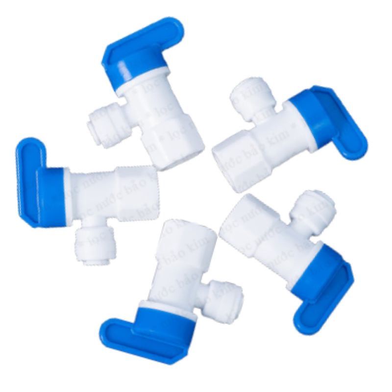 Van bình áp - van khóa bình chứa nước máy lọc nước nối nhanh
