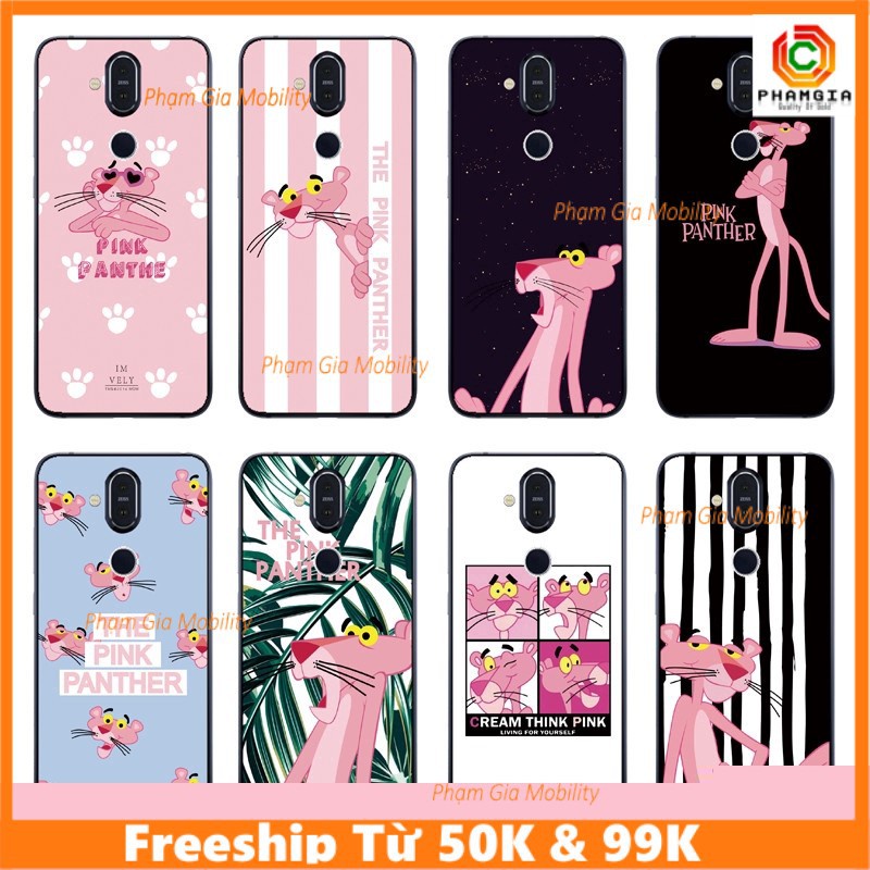 Ốp lưng Nokia 2.1 / 3.1 /5.1+(plus)/X5 /6.1+(plus)/X6 /7.1+(plus)/X7 dẻo hình báo hồng