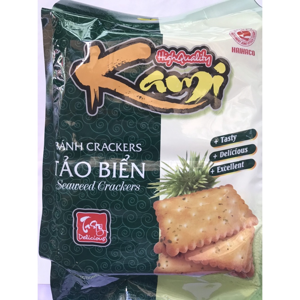 Bánh Quy Kami Tảo Biển Seaweed Crackers ( Hộp 230g)