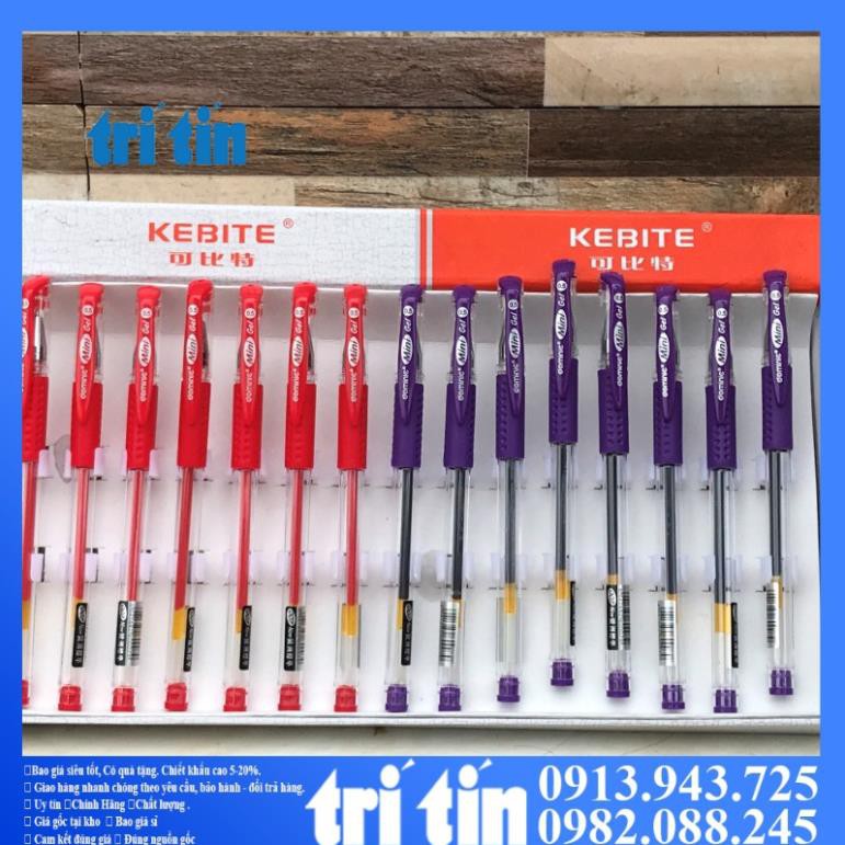 BÚT NƯỚC MINI GEL (Đen, Xanh, Đỏ, Tím) [VPP  TRÍ TÍN]  - vanphongphamhongha