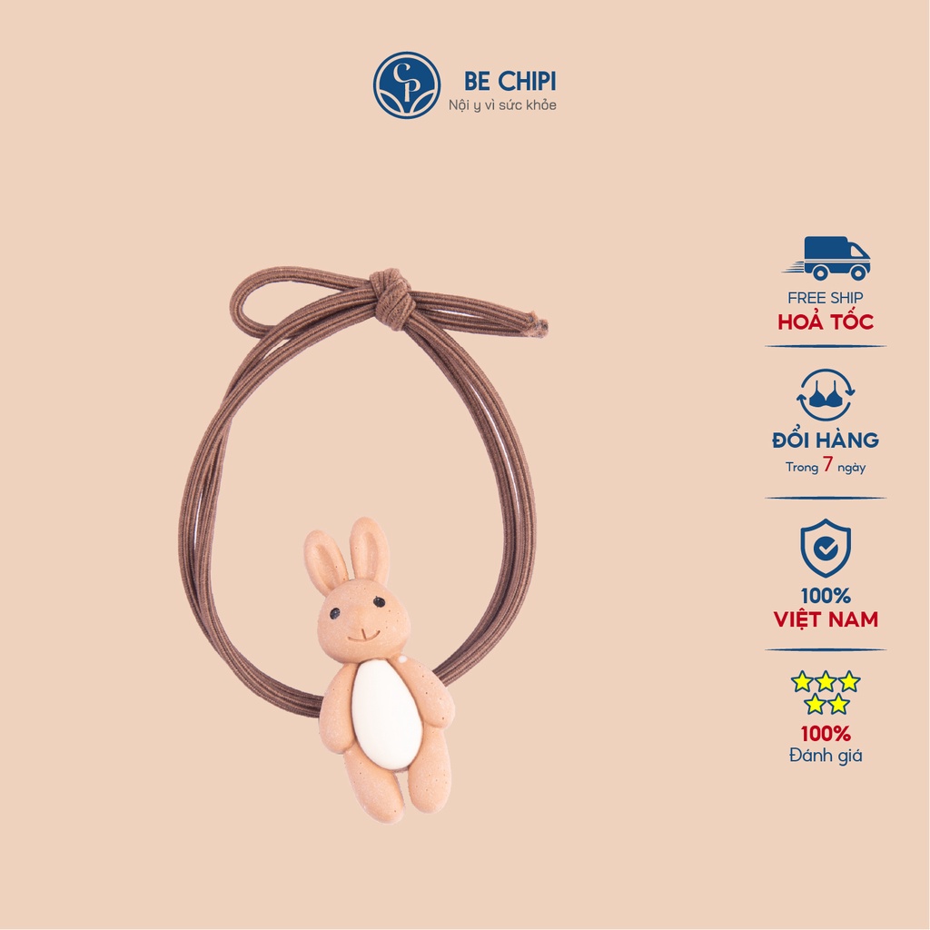 Dây buộc tóc BECHIPI co giãn phong cách đáng yêu