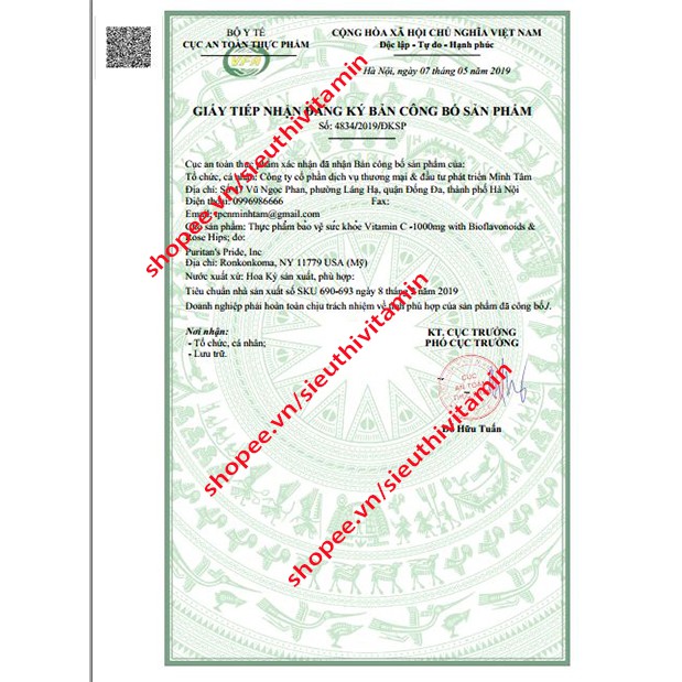 [CHÍNH HÃNG] nhanh liền sẹo, mờ vết thâm, mờ nám, sáng da Vitamin C 1000mg Bioflavonoids & Rose Hips Puritan’s Pride 693 | BigBuy360 - bigbuy360.vn