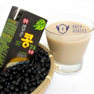 Thùng 24 hộp sữa nước đậu đen Korea SAHMYOOK 190ML