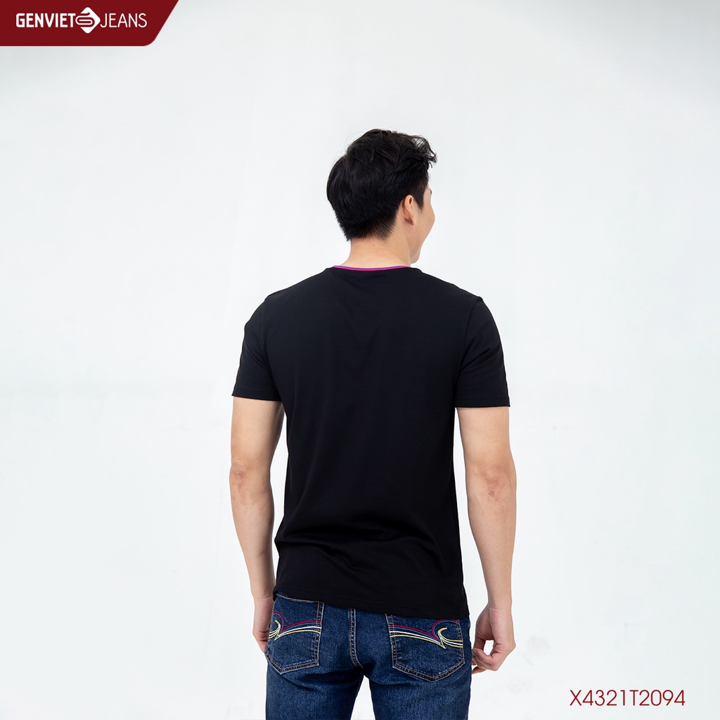 Áo Thun Nam Cộc Tay Genviet X4321T2094