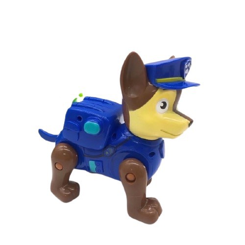 Đồ chơi chó cứu hộ PAW TROL dắt dây chạy pin đèn nhạc cho bé