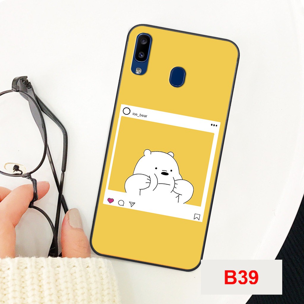 ỐP LƯNG SAMSUNG 20-SAMSUNG A30 HÌNH DỄ THƯƠNG GẤU MẬP-ĐA DẠNG MẪU MÃ