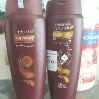 combo dầu gội và dầu xả thái dương 7