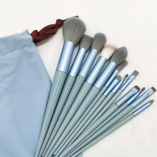 Chứng Khoán sẵn sàng 13 PCS Trang Điểm Bàn Chải Công Cụ Làm Đẹp Bàn Chải Bóng Mắt Bàn Chải Lông Mày Nền Tảng Bàn Chải COD