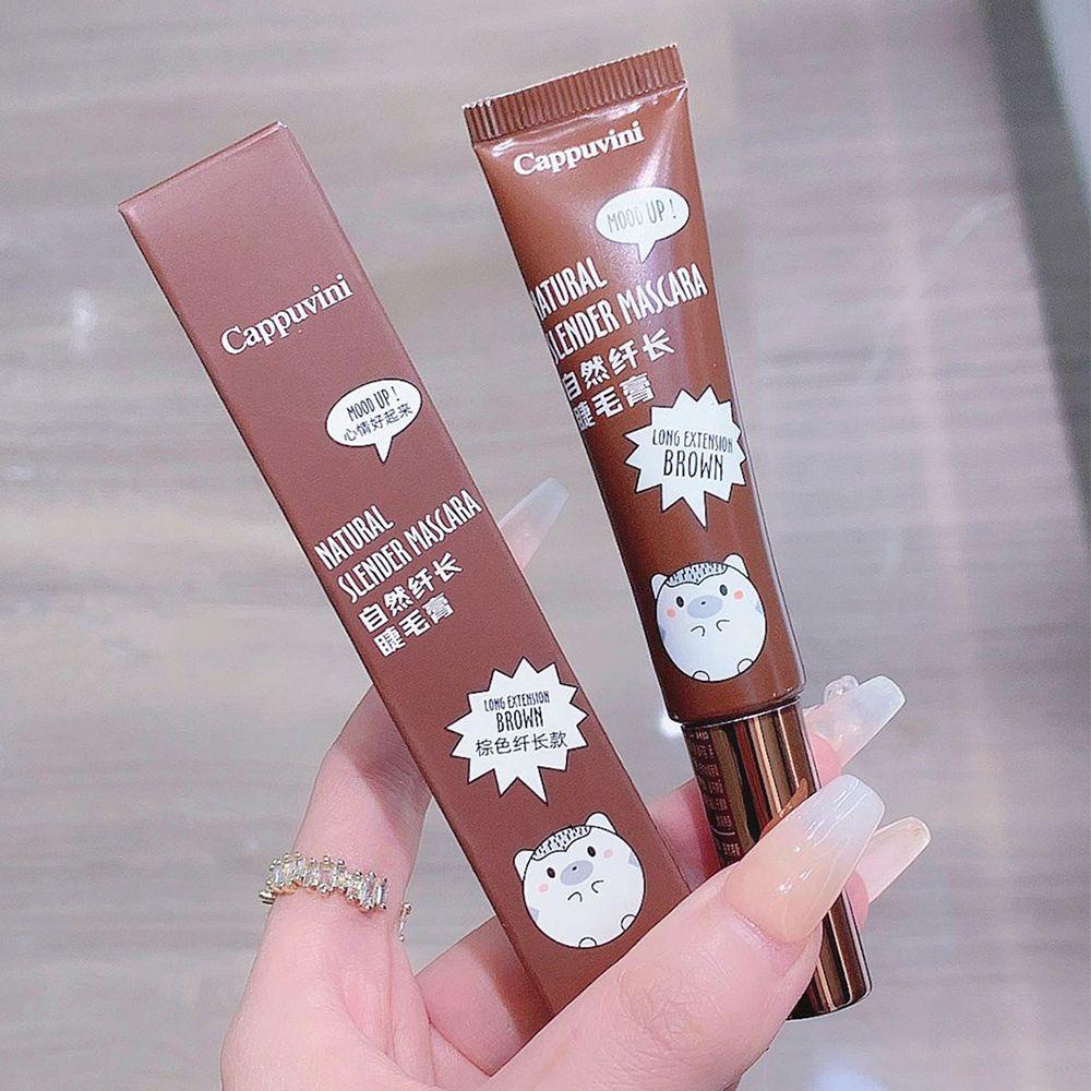 Mascara Sợi Tơ 4D Màu Đen Nối Dài Làm Dày Lông Mi ROWANS