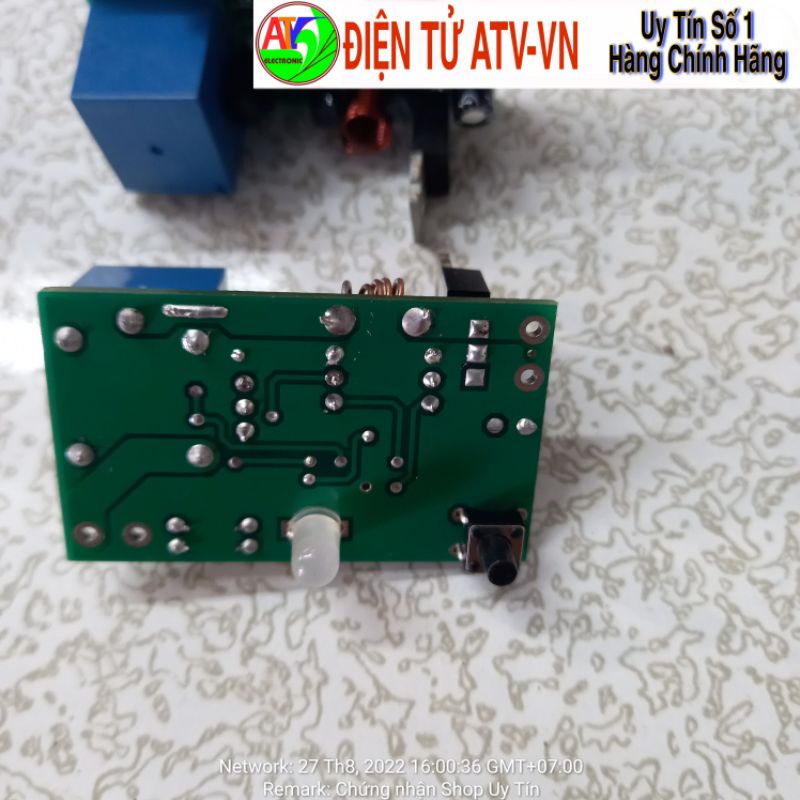 Mạch chống chập kích hoạt relay ON/OFF bảo vệ 15A 4.5VDC đến 26VDC