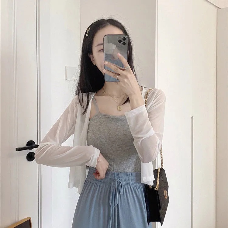 Áo Khoác cardigan Mỏng Chống Nắng Thời Trang Mùa Hè Dành Cho Nữ
