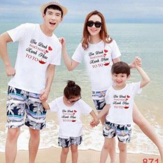 Combo 4 áo gia đình