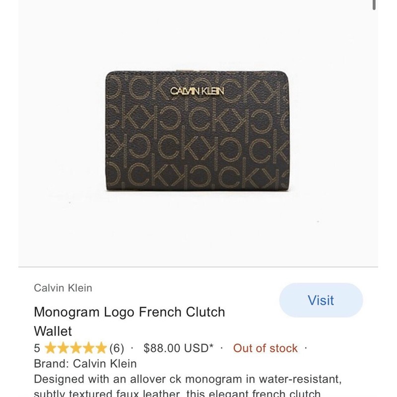 VÍ C4LVINKLEIN MONOGRAM