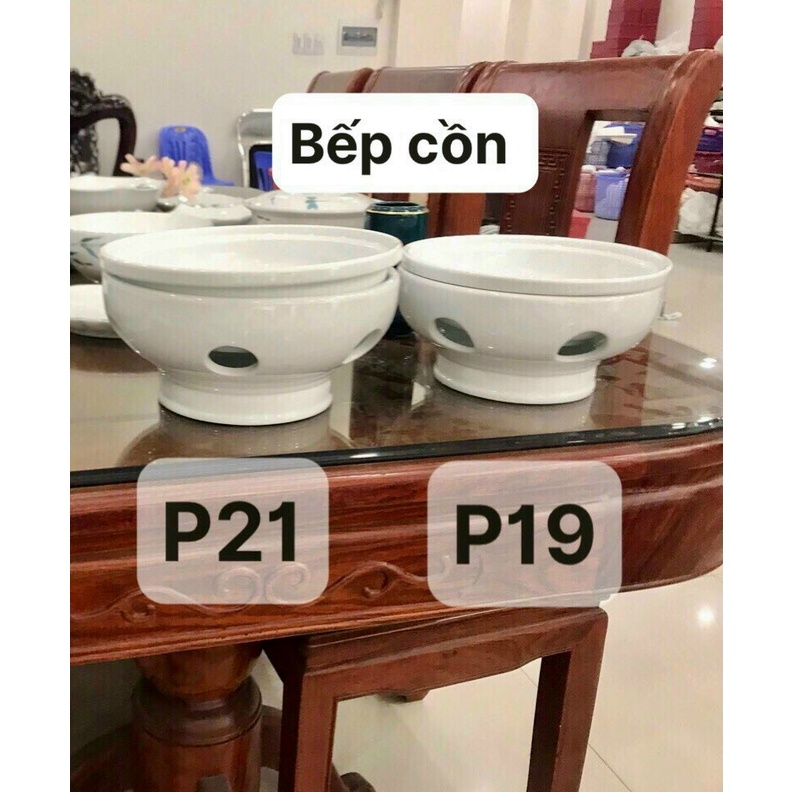 Bếp Cồn Đun Canh Bằng Sứ, Luôn Giữ Thức Ăn Được Nóng