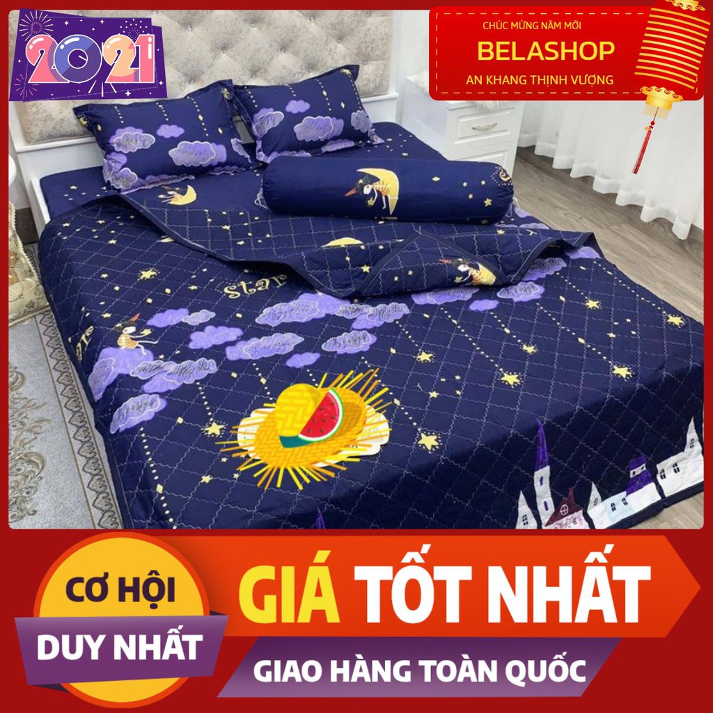 [Ga gối]Bộ ga gối 3 món 10cm,15cm,20cm,đủ kích thước,mẫu sao rơi